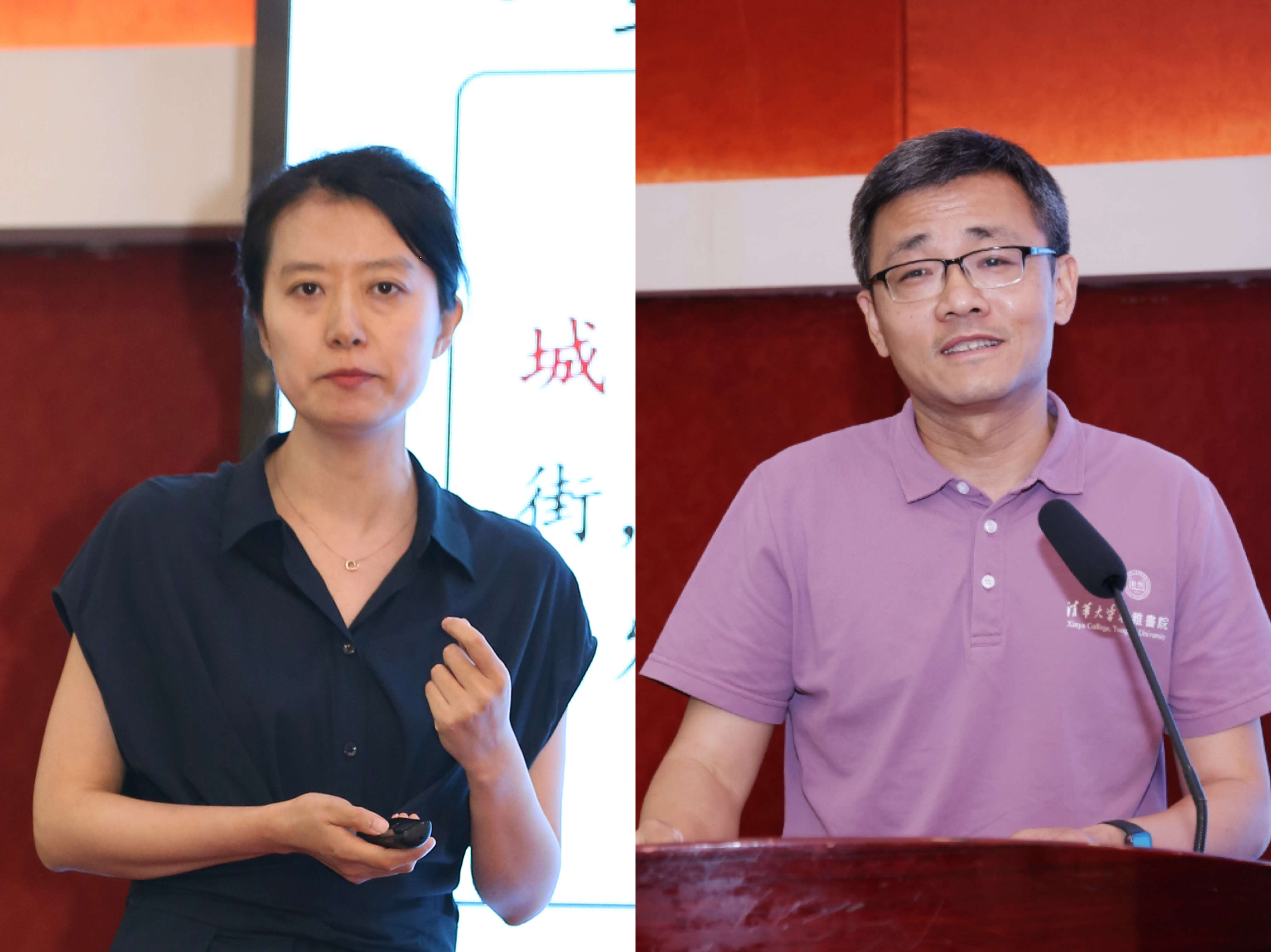 20240511-太阳集团tyc5997第十三届青年教师教学沙龙暨教改项目中期交流研讨会-董瑞林-郭璐(左)带来教学示范课,梅赐琪(右)进行总结点评.jpg