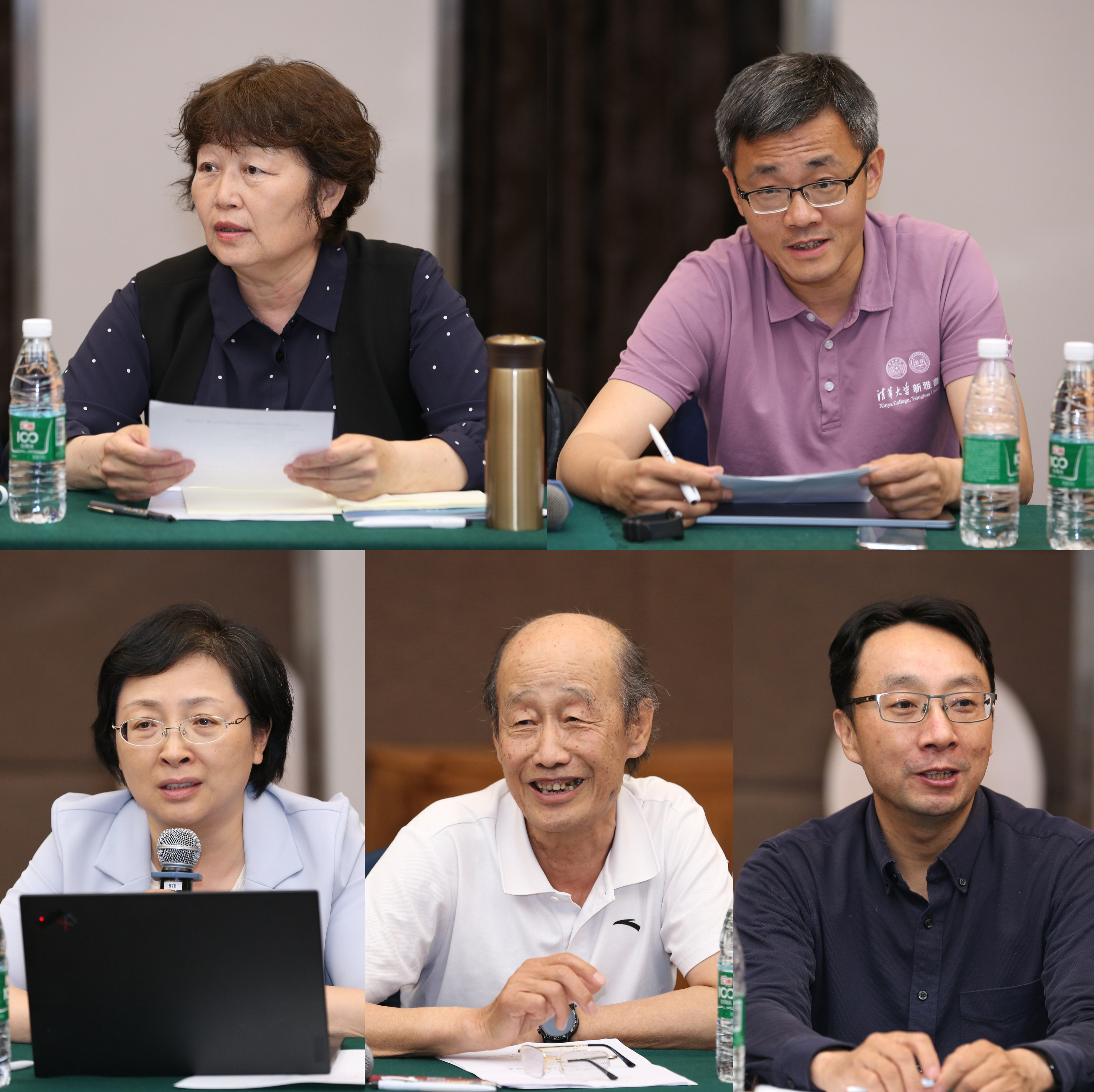 20240511-太阳集团tyc5997第十三届青年教师教学沙龙暨教改项目中期交流研讨会-董瑞林-赵青、梅赐琪、朱桂萍、薛芳渝、杨晶介绍比赛情况(从上至下,从左至右).jpg